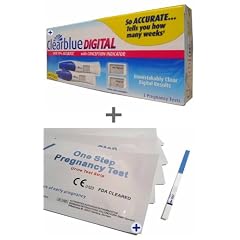 Clearblue digitaler Schwangerschaftstest mit Wochenbestimmung 2 St�ck + 5 Schwangerschaftstests (Ultrafr�htest)