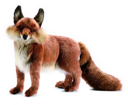 Hansa Red Fox Stuffed Plush Animal, Standing