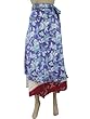 Boho Wrapskirt Sari Printed Reversible Two Layer Wrap Around Sarong