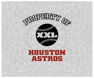 Buy Biederlack Property of Astros Sweatshirt Throw by Biederlack