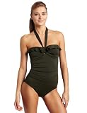 Seafolly Womens Matt D Cup Bandeau Maillot