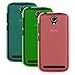 Cbus Wireless 3x Matte Finish TPU Flex-Gel Silicone Cases / Skins / Cover Cases for BLU LIFE PLAY 2 - Semi Transparent Blue, Green, Pink