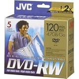 Jvc Vdw47Du5 Dvd-Rw 5-Pk (2X)