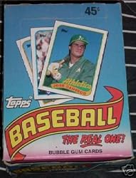 1989 Topps Baseball Card Unopened Hobby Box (Johnson, Smoltz, Biggio RC's)