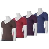 Energie Juniors 3-button Short Sleeve Top