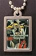 Hand Made Womens Retro "Astounding She Monster" Chain Necklace Pendant