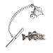 Largemouth Bass Fish Pewter Tie Tack, Tie Pin, Jewelry, F082TT