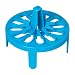 Bel-Art Scienceware 187420121 Blue PrepSafe Floating 1.5 and 2.0mL Microcentrifuge Tube Rack with Immobilizing Tabs, Fits 1000mL Beakers, 12 Tubes