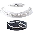 Freshwater Cultured 18 Inches 1-Strand 7mm Round Button Shape Pearl Necklace & 7mm Button White Pearl Bracelet