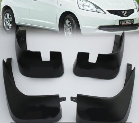 Black Auto parts 4PCS Mudguard Splash Guard Mud 