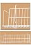 White Cd/dvd/cassette Pegboard And Slatwall Shelf- 24"l