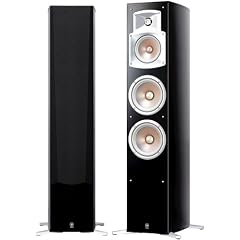 Yamaha NS 555 Stand Lautsprecher System (3-Wege Bassreflex, Waveguidehorn, 100W) klavierlackschwarz (St�ck)