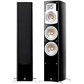 Yamaha NS 555 Stand Lautsprecher System (3-Wege Bassreflex, Waveguidehorn, 100W) klavierlackschwarz (St�ck)