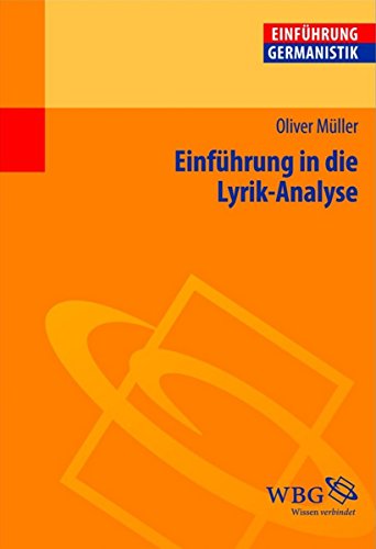 Einführung in die Lyrik-Analyse (German Edition)