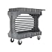 Akro-Mils 30900 Optional 9 Rail Kit for Hanging AkroBins on 30930 Small ProCart, Grey