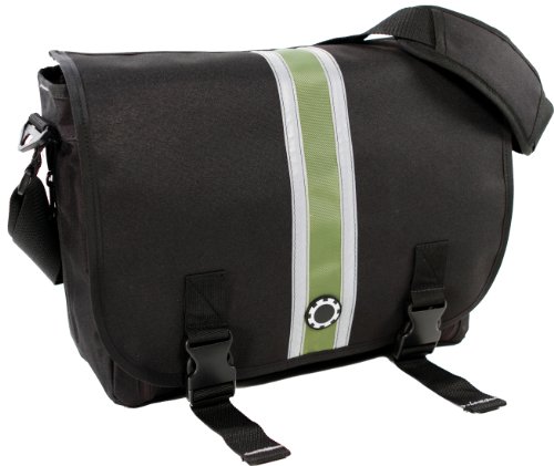 DadGear Messenger Diaper Bag Center Stripe
