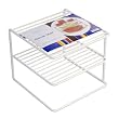 Schulte 3 Tier Corner Shelf, White