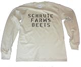 The Office Schrute Farms Beets LONG SLEEVE Adult T-Shirt - Black Printing- (Available in Assorted Colors and Sizes)
