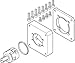 FESTO 1190421 EAMM-A-M48-80G AXIAL KIT - SUPPLIED IN PACK OF 1