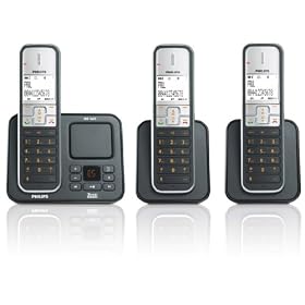Philips SE5653B/05 DECT Trio Phone with Digital Answerphone