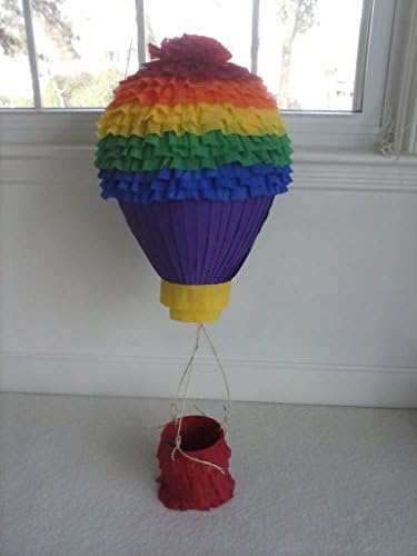 Hot Air Balloon Rainbow Handmade Party Pinata