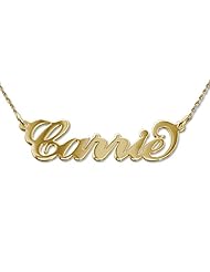 Personalized 14k Gold Name Necklace - Custom made with any name!
