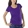 Liz Lange&reg; for Target&reg; Basic Short Sleeve Scoop Neck Tee - Purple
