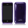 BoxWave Cyclone iPhone 3GS Crystal Slip, Slim-Fit TPU Skin Case (Poetic Purple)