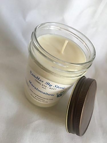8 oz Marshmallow Scented All-Natural Soy Candle