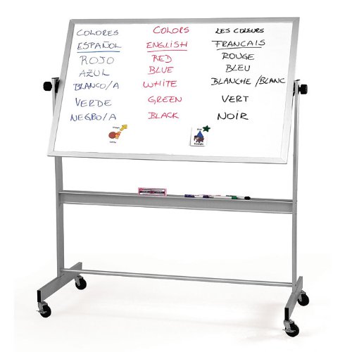 4 x 6 Deluxe Reversible Board Frame Aluminum Material Poreclin Markerboard Natural Cork