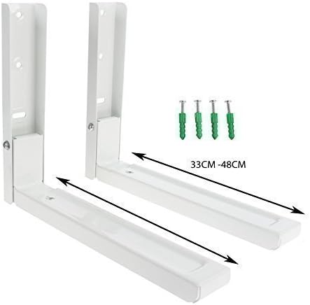 Lm Electrical White Wall Mounting Bracket Arms For Microwave Ovens