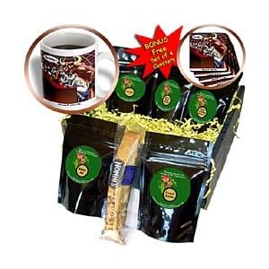 Londons Times Funny Cow Cartoons - Beef Jerky - Coffee Gift Baskets - Coffee Gift Basket by 3dRose LLC
