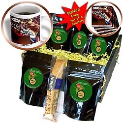 Londons Times Funny Cow Cartoons - Beef Jerky - Coffee Gift Baskets - Coffee Gift Basket by 3dRose LLC