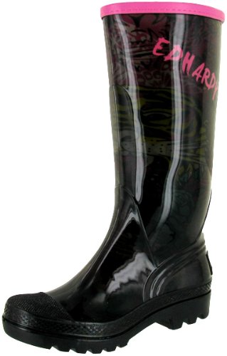 Ed Hardy Christian Audigier Womens Moscow Tattoo Tiger Rose Fashion Snow Rain Boots Shoes