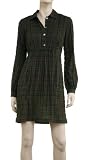 COTTON YARN DYED PLAID DRESS