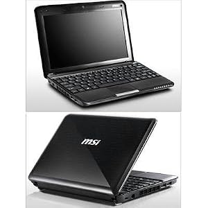 MSI U135-205US 10-Inch Netbook (Black)