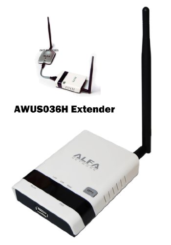 Alfa R36 802.11 b,g,N Wireless-N 3G USB Mobile Router and AWUS036H Extender - Wide-Coverage WiFi Broadband Router for AWUS036H to Create your very own WiFi Hotspot (or Wireless Bridge / Repeater) with the Signal picked up by the AWUS036H or from any 3G modem including the Fly3G (AWUS036H NOT INCLUDED)