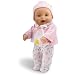 Wild Planet Water Babies 13" Caucasian Infant Pink Daisey Jacket with White Printed Romper