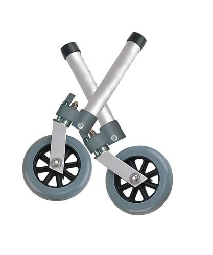 Comb. Swivel/Fixed Wheels 5 With Lock & Rear Glides (Pair)