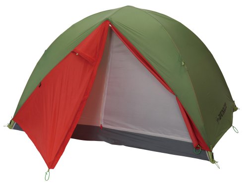 DUNLOP(ダンロップ) 3シーズン ツーリングテント グリーン×レッド [2人用] R226