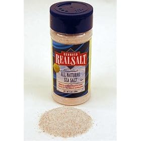 Genuine Redmond Real Salt - 9oz. Shaker - All Natural Unrefined Sea Salt - redmond natural trace mineral salt -