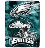 Philadelphia Eagles 60''x80'' Royal Plush Raschel Throw Blanket - Aggression Style