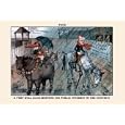 Puck Magazine: A Very Dull Race-Meeting - 16x24 Giclee Fine Art Print framed in Black (20x30 finishe