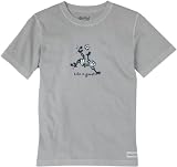 Life is Good Boys Crusher Bike Kick Soccer Short Sleeve Tee