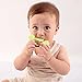 Mombella® Food Grade Soft Silicone Apple tree teether, for babies 3M+, 3 colors availanble-Green