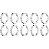 Wheels Manufacturing 1-Inch Spacer (Silver/5mm, Bag of 10)