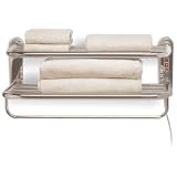 Warmrails Towel Shelf WSS satin nickel