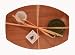 Out of the Woods of Oregon Single Bread and Oil Board with Green Dipping Bowl