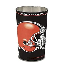 Cleveland Browns NFL Tapered Wastebasket (15" Height)