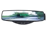 i- Kiss Hadsfree Car Kit Rear View Mirror with Caller' Number, English Name, Memory for Caller's Name, and Navy for Review